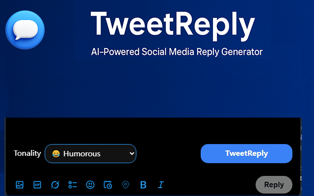 TweetReply Chrome extension reply composer